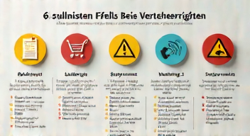 Die 6 häufigsten Fehler bei Verbraucherrechten