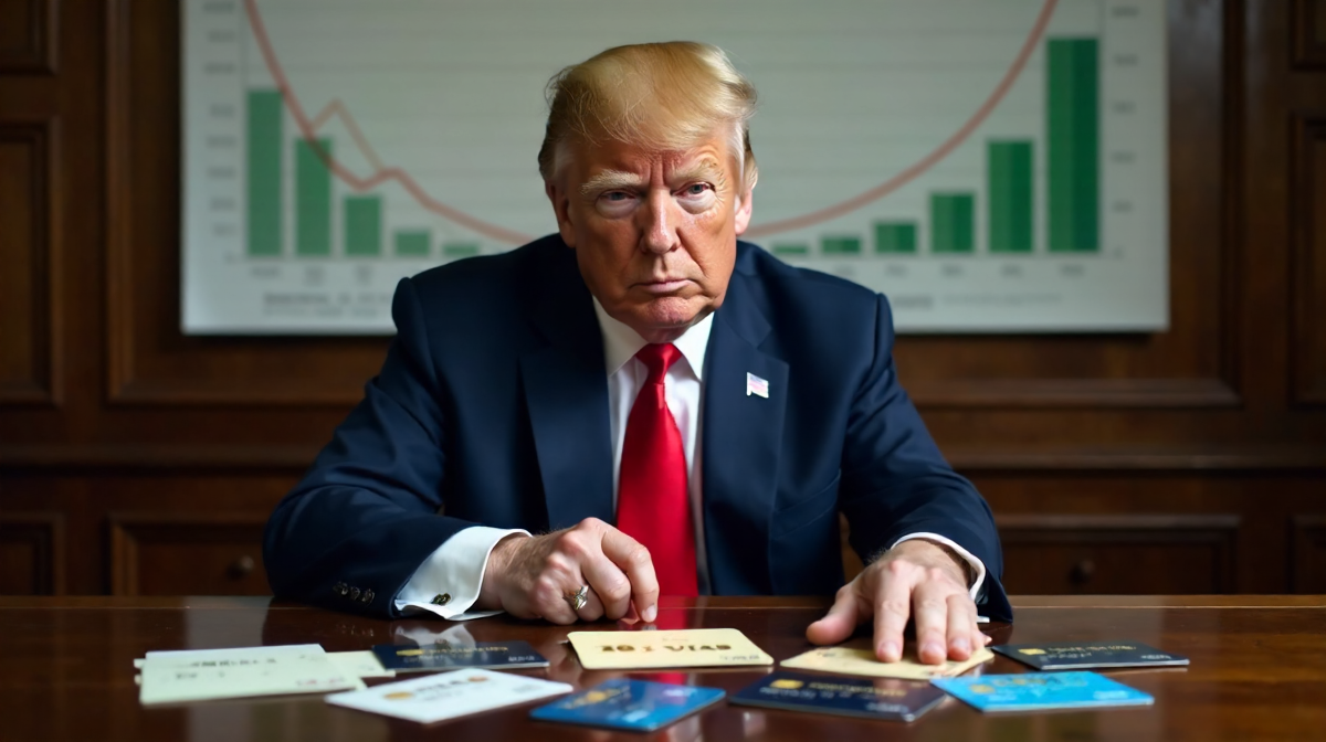 Donald Trump, Kreditkarten, Zinsdeckel: Ein wirtschaftlicher Sturm naht