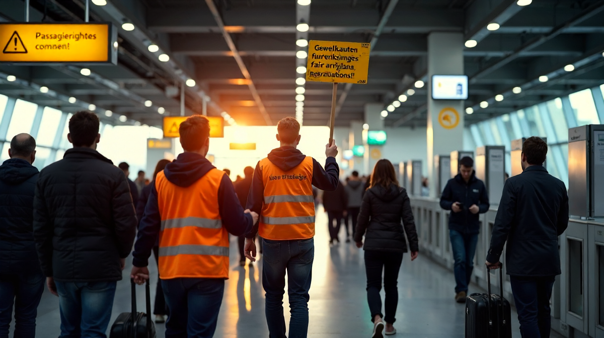 Streik bei Lufthansa: Gewerkschaften, Arbeitskampf, Passagierrechte im Fokus