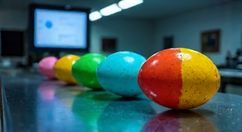 Technologie und die Färbung von Ostereiern (4/10)